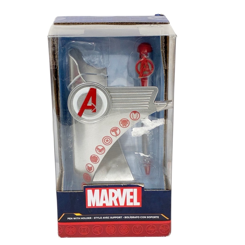 Disney Parks Marvel Avengers Tower Pen Holder and Pen Desk Office‎ NEW